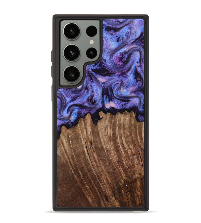 Galaxy S23 Ultra Wood Phone Case - Case (Purple, 816959)