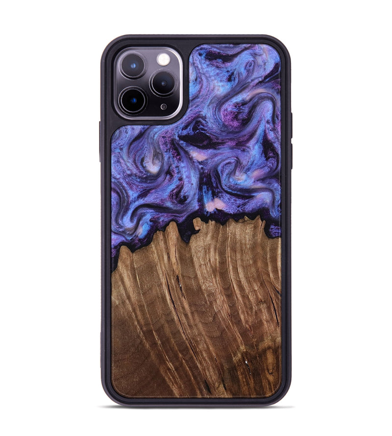 iPhone 11 Pro Max Wood Phone Case - Case (Purple, 816959)
