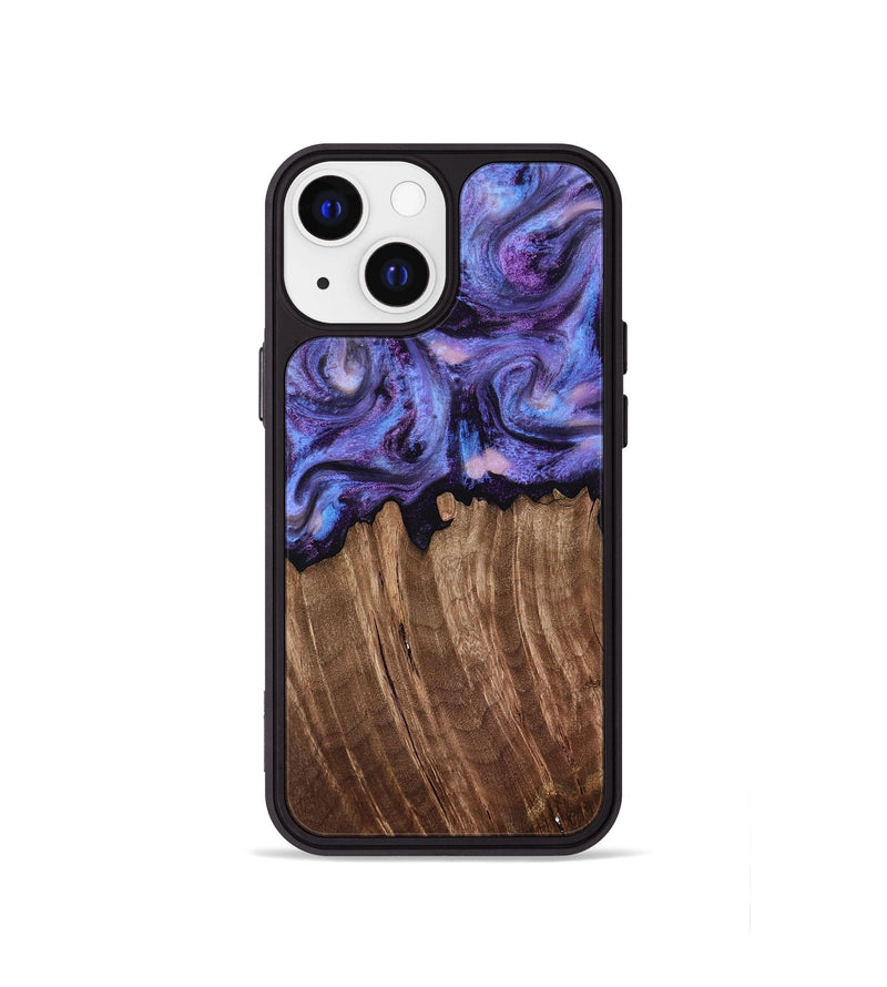 iPhone 13 mini Wood Phone Case - Case (Purple, 816959)