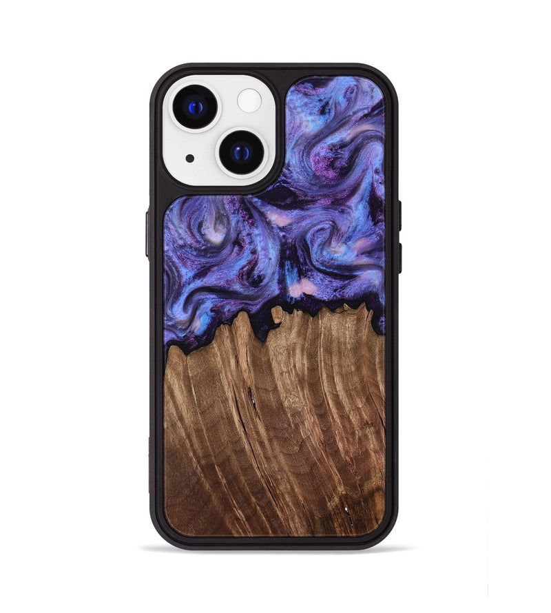 iPhone 13 Wood Phone Case - Case (Purple, 816959)