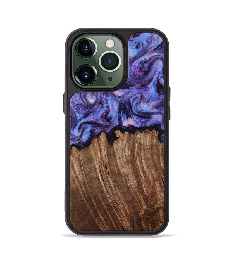 iPhone 13 Pro Wood Phone Case - Case (Purple, 816959)