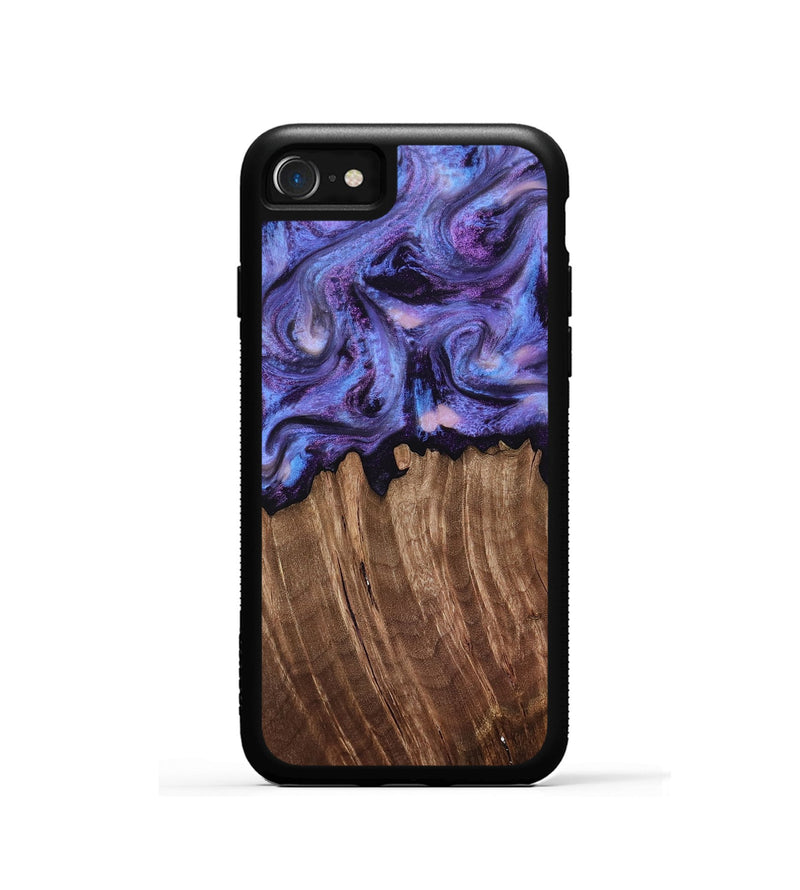 iPhone SE Wood Phone Case - Case (Purple, 816959)