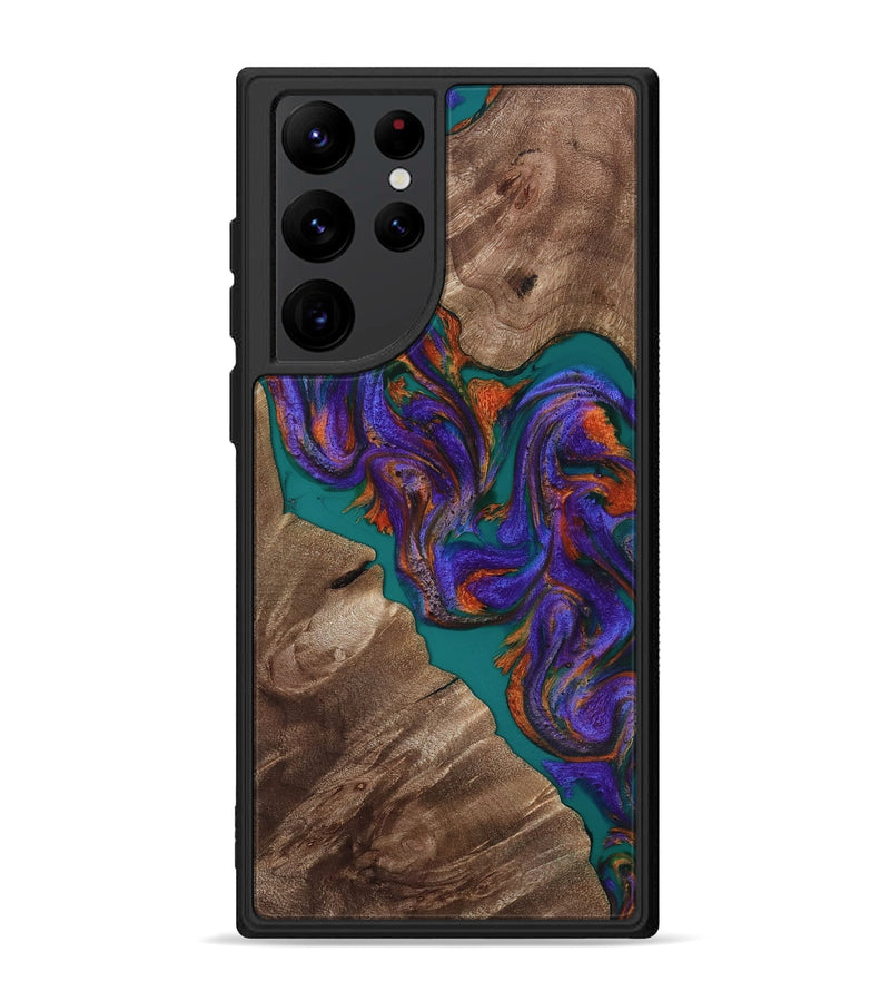 Galaxy S22 Ultra Wood Phone Case - Jayda (Purple, 816960)
