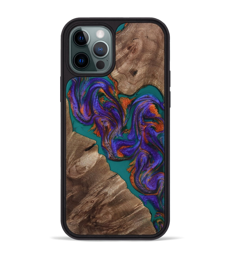 iPhone 12 Pro Max Wood Phone Case - Jayda (Purple, 816960)