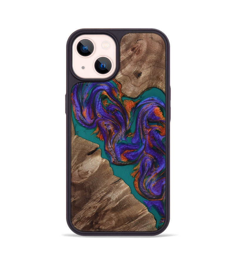 iPhone 14 Wood Phone Case - Jayda (Purple, 816960)
