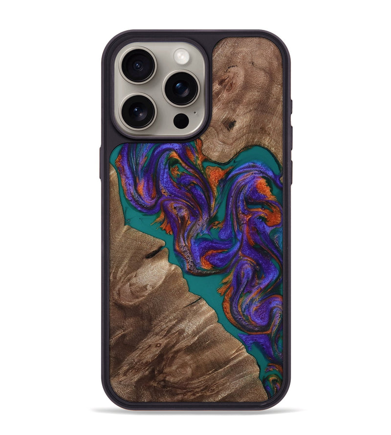 iPhone 15 Pro Max Wood Phone Case - Jayda (Purple, 816960)