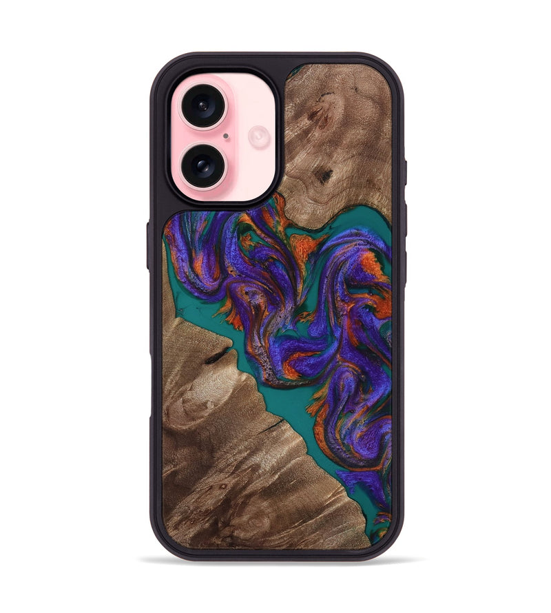 iPhone 16 Wood Phone Case - Jayda (Purple, 816960)