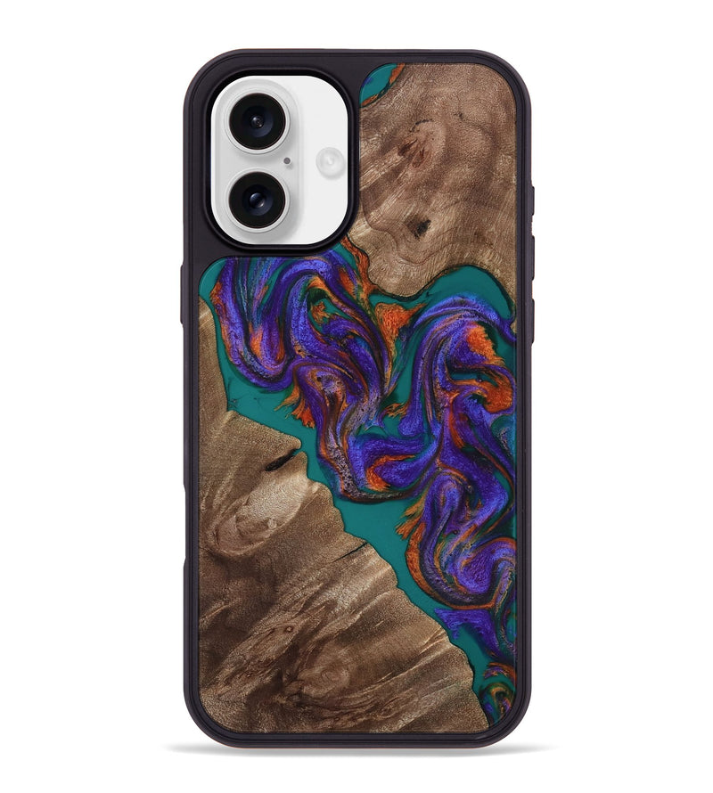 iPhone 16 Plus Wood Phone Case - Jayda (Purple, 816960)