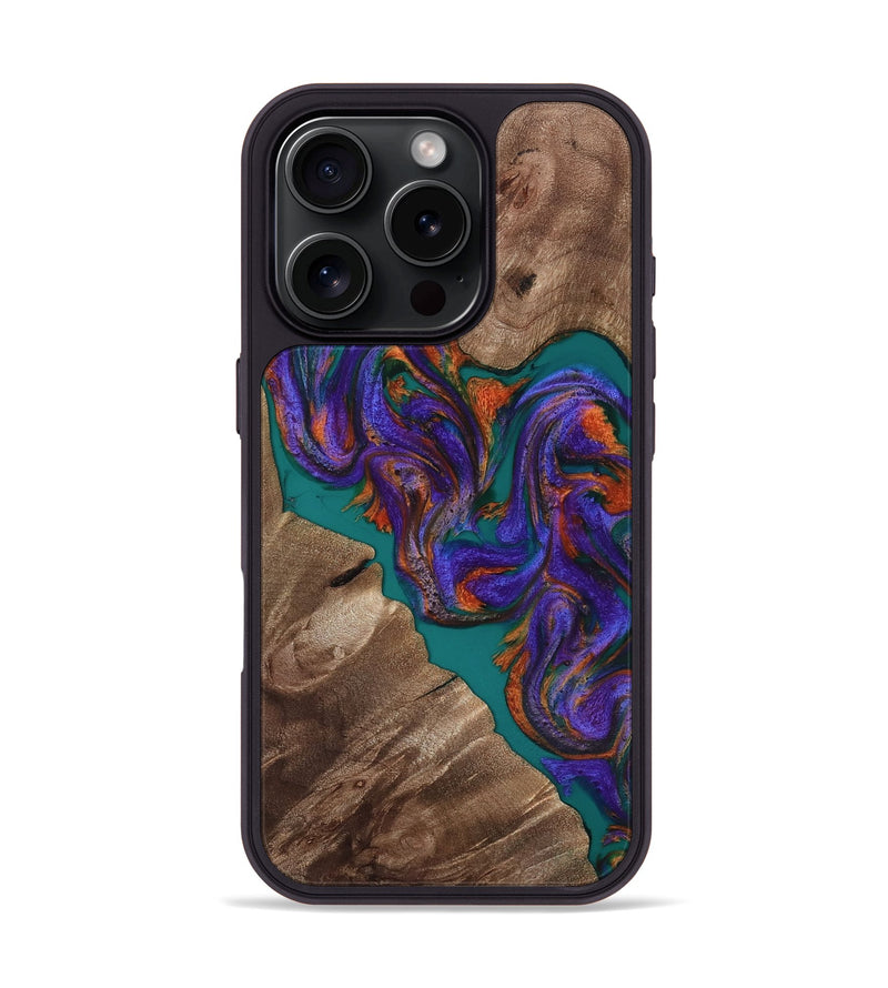 iPhone 16 Pro Wood Phone Case - Jayda (Purple, 816960)