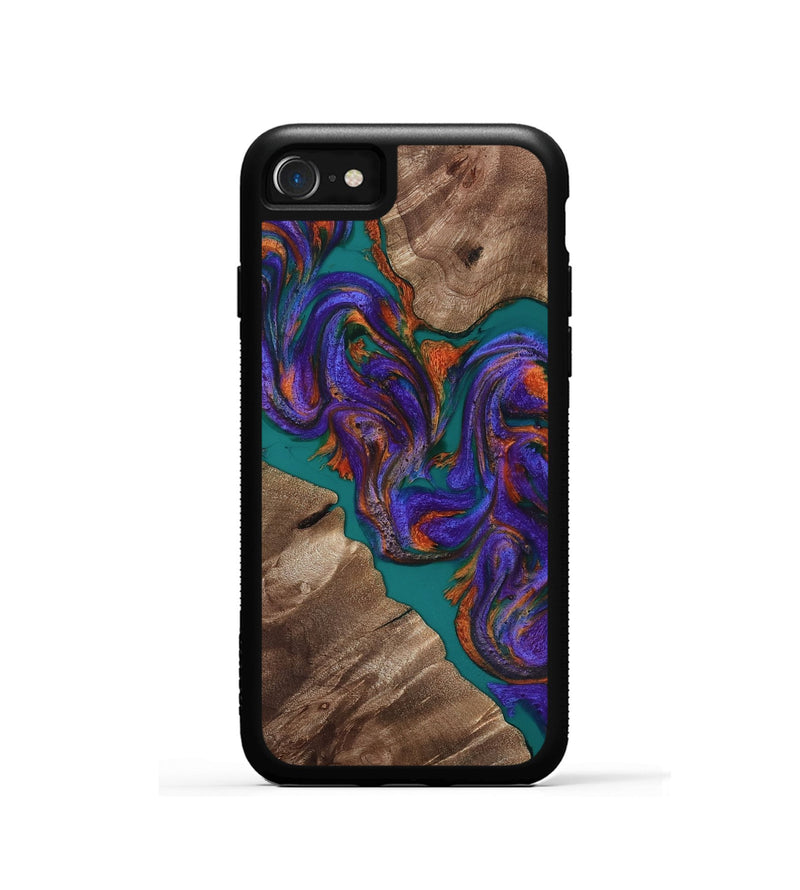 iPhone SE Wood Phone Case - Jayda (Purple, 816960)