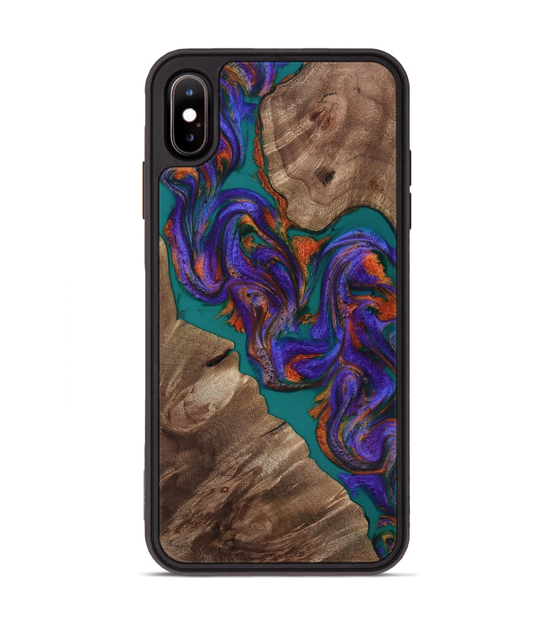 iPhone Xs Max Wood Phone Case - Jayda (Purple, 816960)