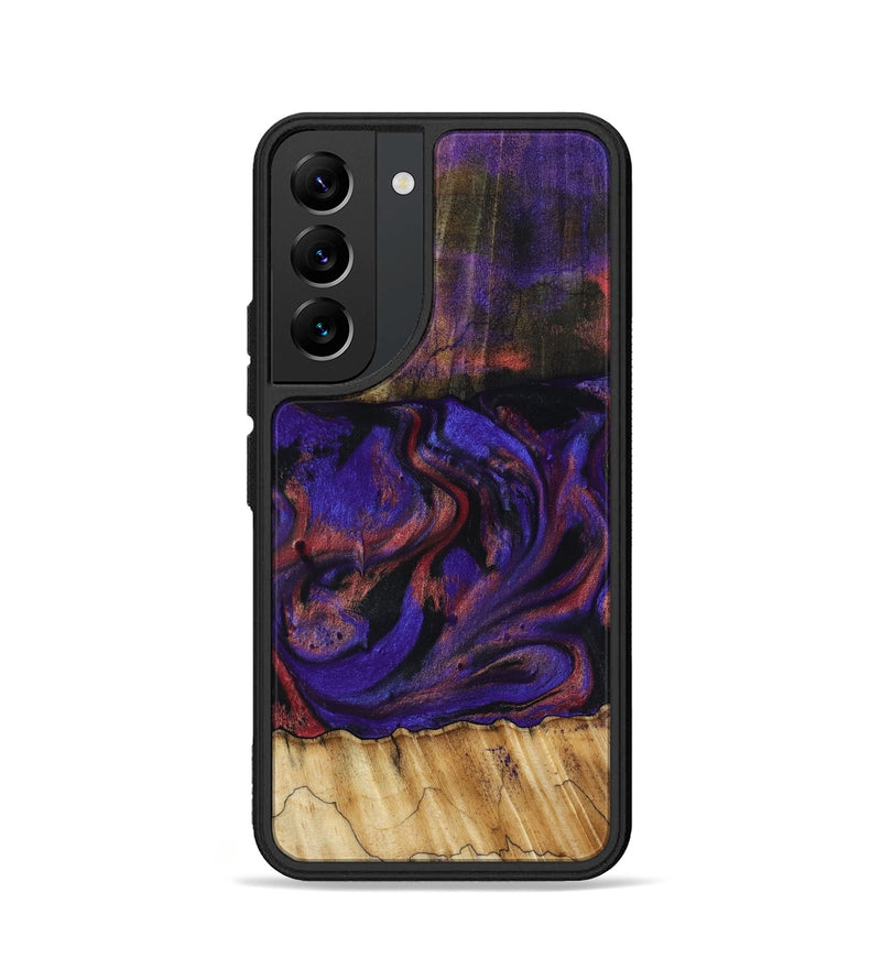 Galaxy S22 Wood Phone Case - Troy (Purple, 816961)