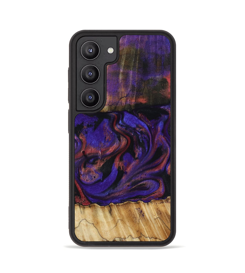 Galaxy S23 Wood Phone Case - Troy (Purple, 816961)