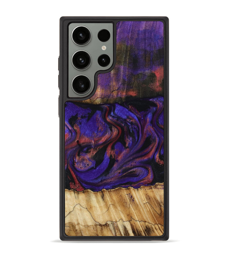 Galaxy S23 Ultra Wood Phone Case - Troy (Purple, 816961)