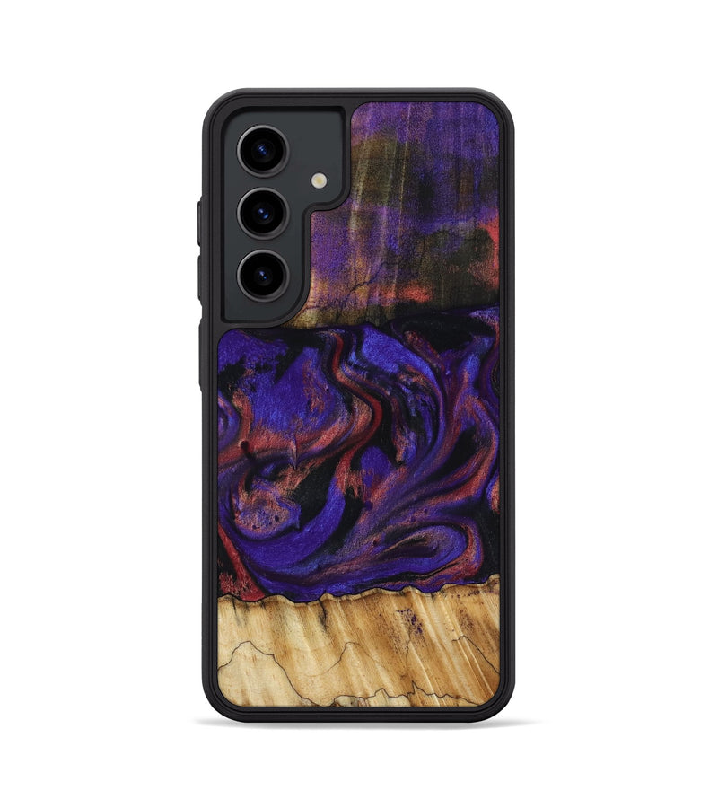 Galaxy S24 Wood Phone Case - Troy (Purple, 816961)