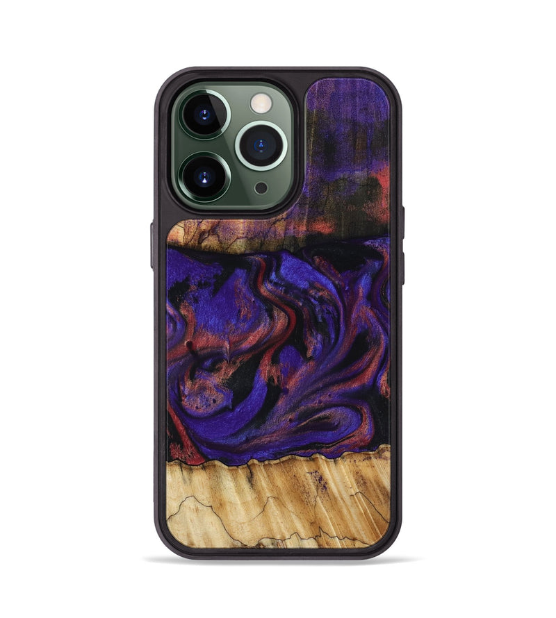 iPhone 13 Pro Wood Phone Case - Troy (Purple, 816961)