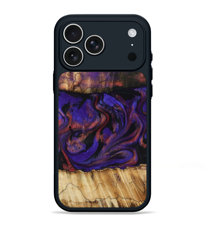 iPhone 17 Pro Max Wood Phone Case - Troy (Purple, 816961)