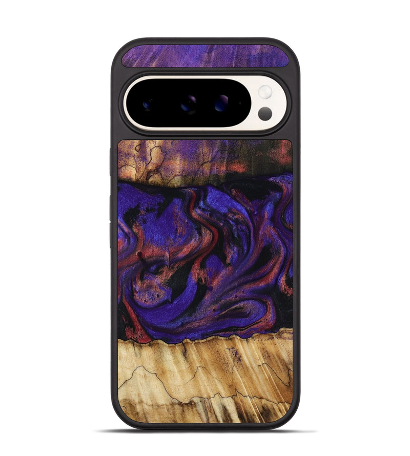 Pixel 9 Wood Phone Case - Troy (Purple, 816961)