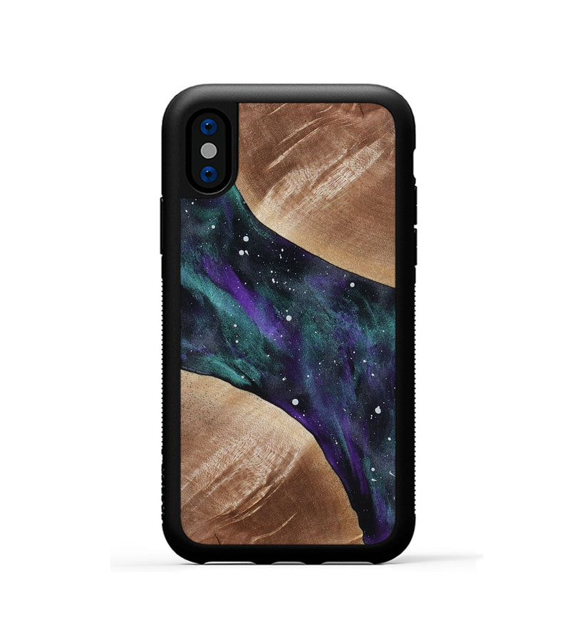 iPhone Xs Wood Phone Case - Zariyah (Cosmos, 816973)