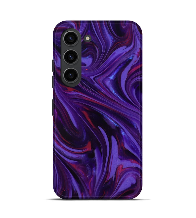 Galaxy S23 ResinArt Live Edge Phone Case - Halo (Purple, 816987)