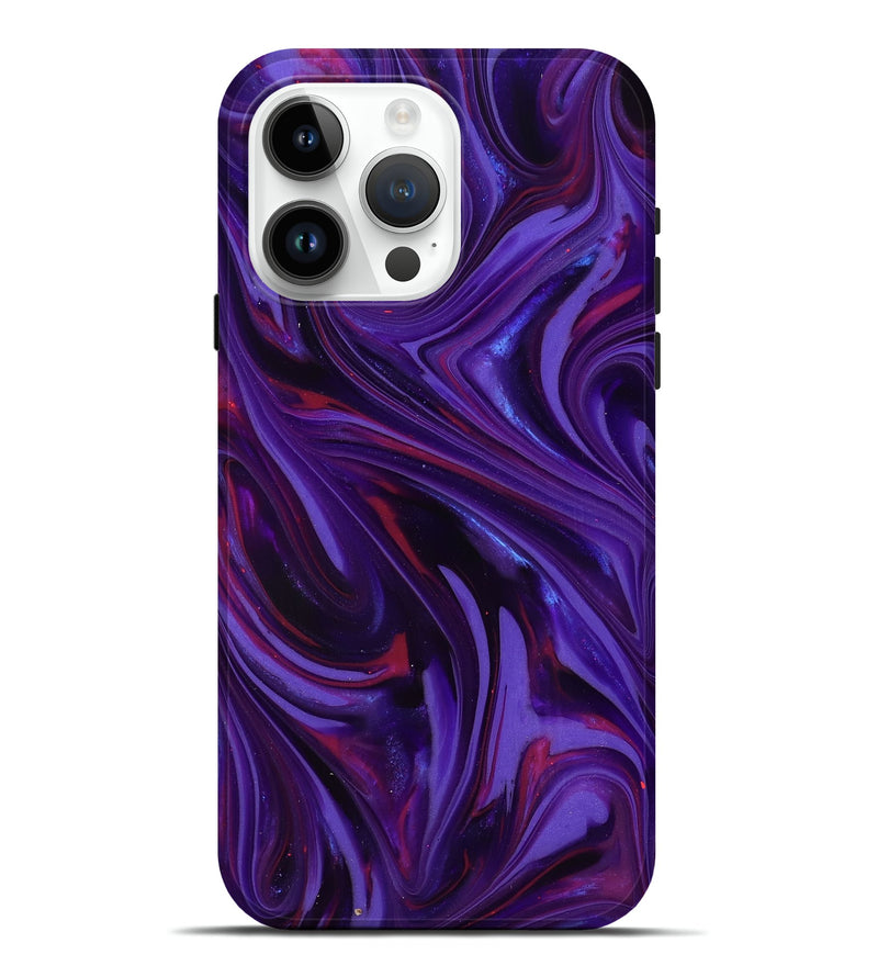 iPhone 15 Pro Max ResinArt Live Edge Phone Case - Halo (Purple, 816987)