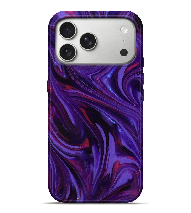 iPhone 17 Pro Max ResinArt Live Edge Phone Case - Halo (Purple, 816987)