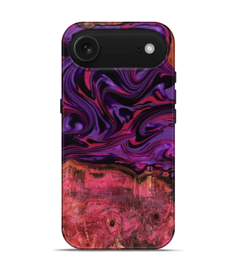 iPhone 17 Air Wood Live Edge Phone Case - Shavon (Purple, 816992)
