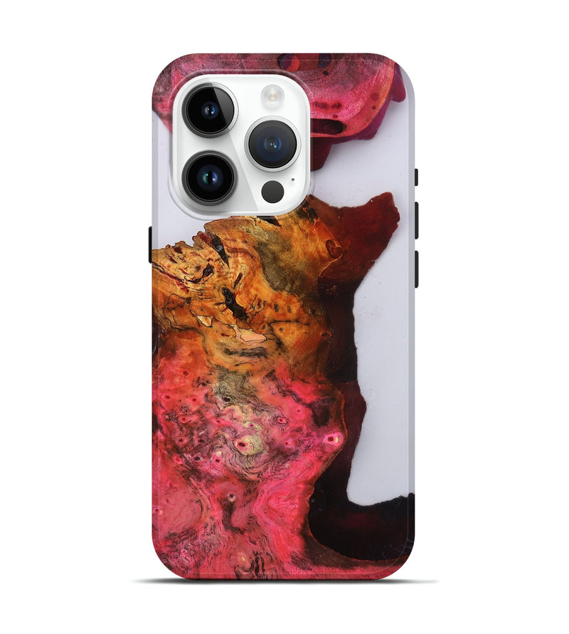 iPhone 15 Pro Wood Live Edge Phone Case - Ryland (Clear, 816993)