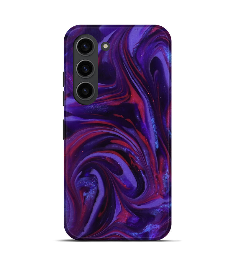 Galaxy S23 ResinArt Live Edge Phone Case - Daron (Purple, 816994)