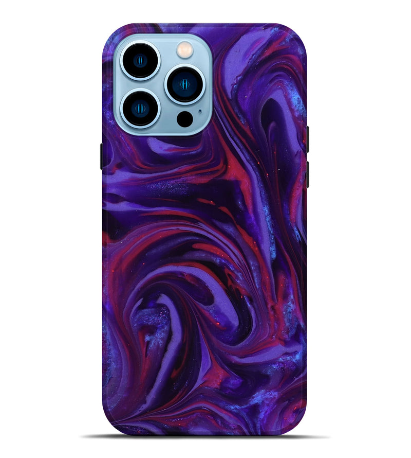 iPhone 14 Pro Max ResinArt Live Edge Phone Case - Daron (Purple, 816994)