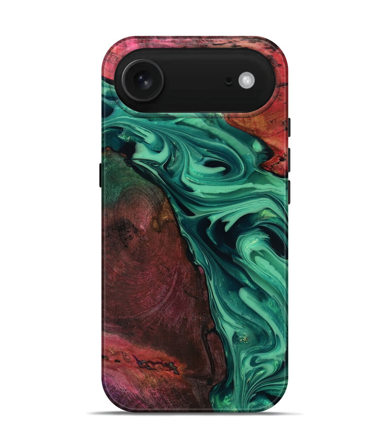iPhone 17 Air Wood Live Edge Phone Case - Hershel (Green, 816996)