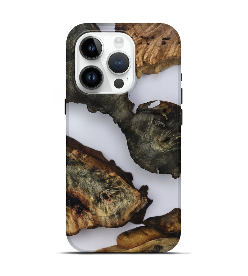 iPhone 15 Pro Wood Live Edge Phone Case - Rosanna (Clear, 816997)
