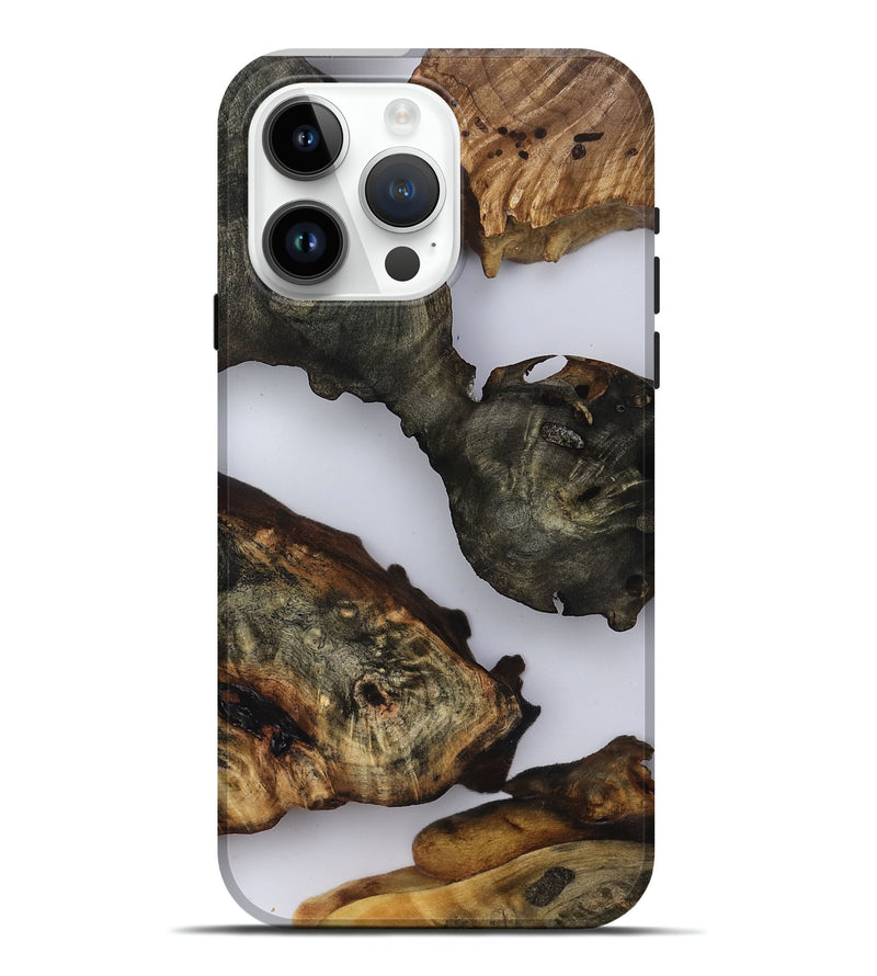 iPhone 15 Pro Max Wood Live Edge Phone Case - Rosanna (Clear, 816997)