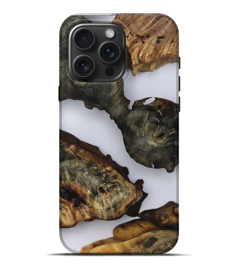iPhone 16 Pro Max Wood Live Edge Phone Case - Rosanna (Clear, 816997)