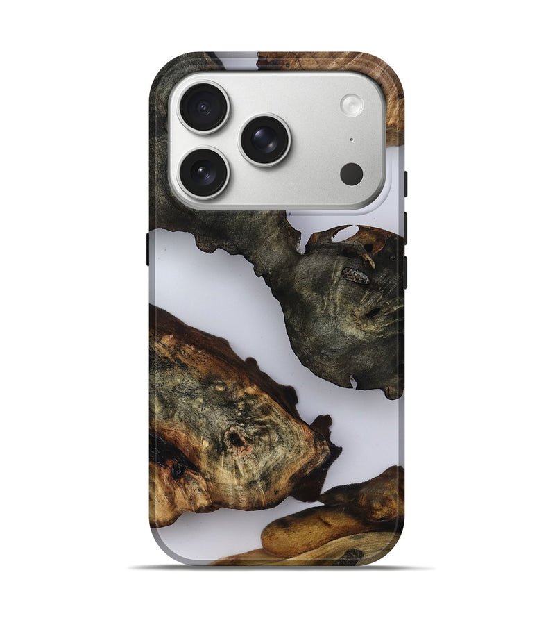 iPhone 17 Pro Wood Live Edge Phone Case - Rosanna (Clear, 816997)