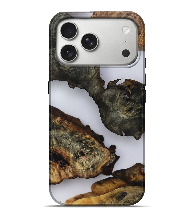 iPhone 17 Pro Max Wood Live Edge Phone Case - Rosanna (Clear, 816997)