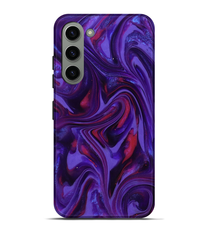Galaxy S23 Plus ResinArt Live Edge Phone Case - Easter (Purple, 817000)