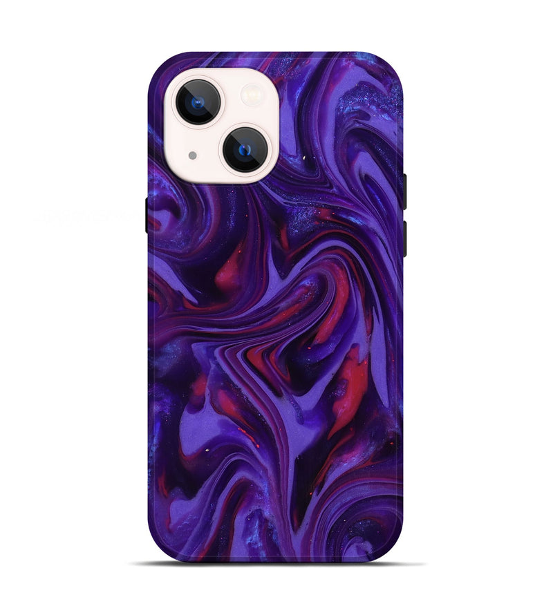 iPhone 13 ResinArt Live Edge Phone Case - Easter (Purple, 817000)