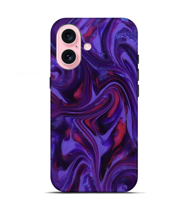 iPhone 17 ResinArt Live Edge Phone Case - Easter (Purple, 817000)