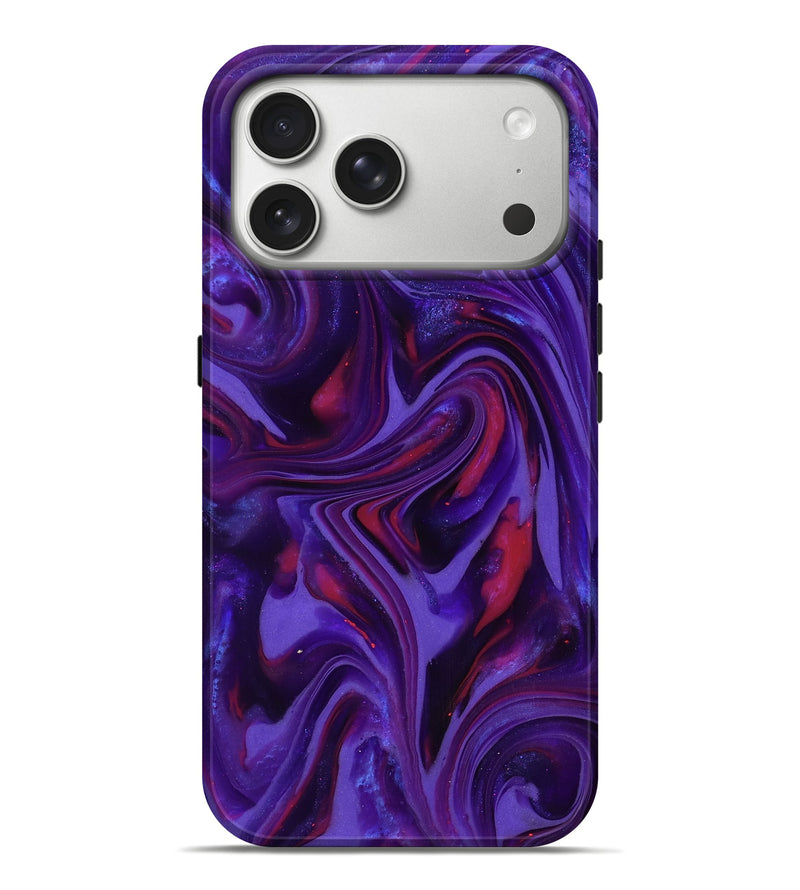 iPhone 17 Pro Max ResinArt Live Edge Phone Case - Easter (Purple, 817000)