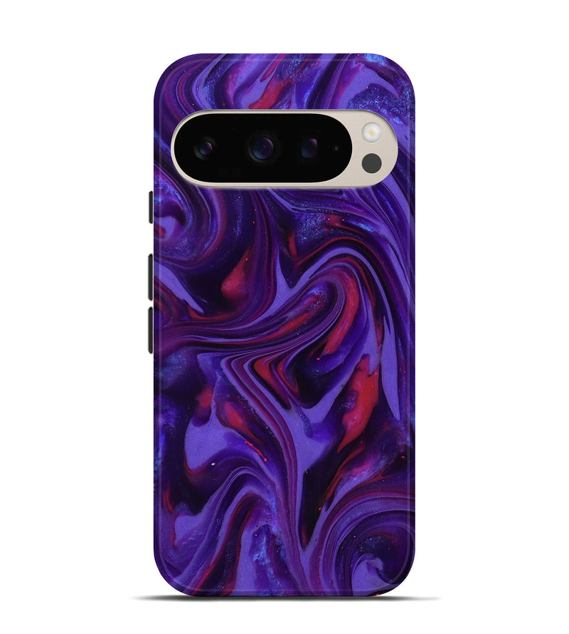 Pixel 10 ResinArt Live Edge Phone Case - Easter (Purple, 817000)