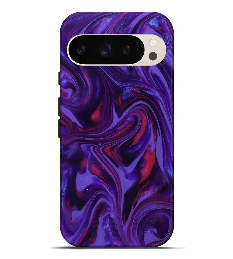 Pixel 10 Pro XL ResinArt Live Edge Phone Case - Easter (Purple, 817000)