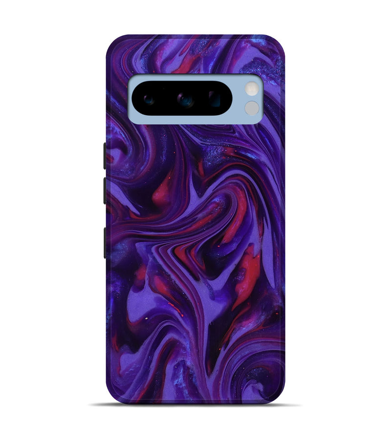Pixel 8 Pro ResinArt Live Edge Phone Case - Easter (Purple, 817000)