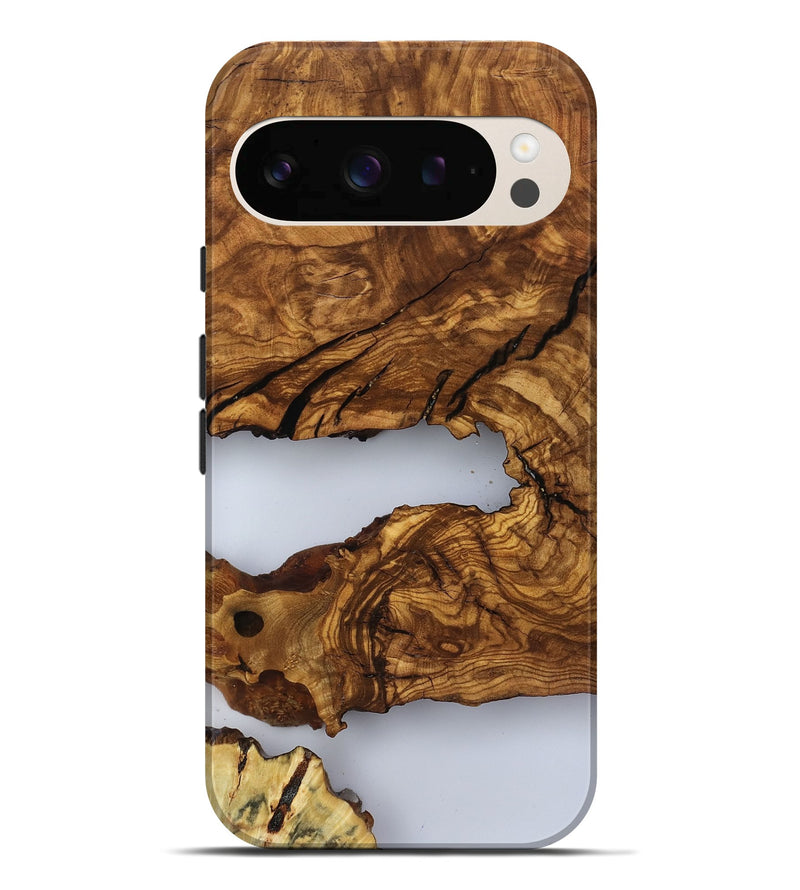 Pixel 10 Pro XL Wood Live Edge Phone Case - Gian (Clear, 817005)