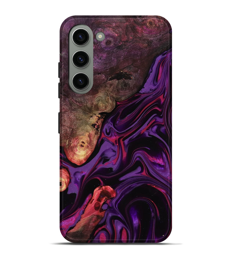 Galaxy S23 Plus Wood Live Edge Phone Case - Liberty (Purple, 817010)