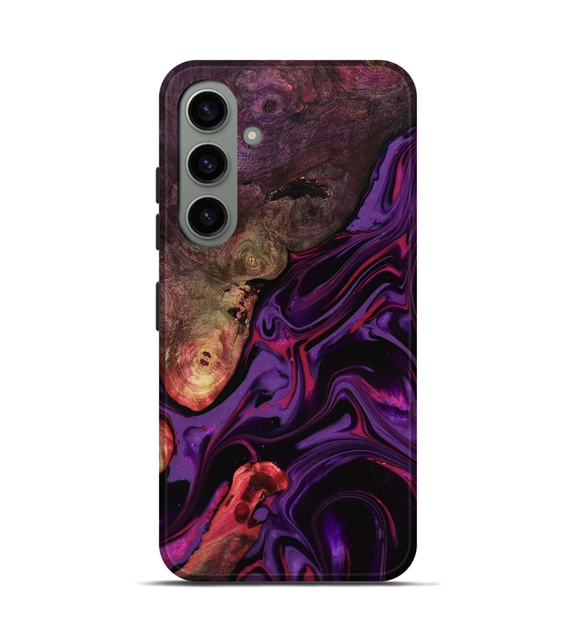 Galaxy S24 Wood Live Edge Phone Case - Liberty (Purple, 817010)