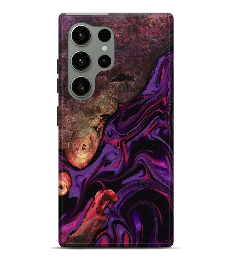 Galaxy S24 Ultra Wood Live Edge Phone Case - Liberty (Purple, 817010)