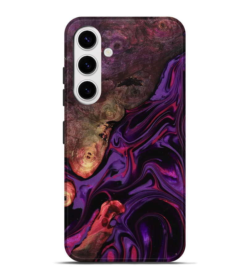 Galaxy S25 Plus Wood Live Edge Phone Case - Liberty (Purple, 817010)