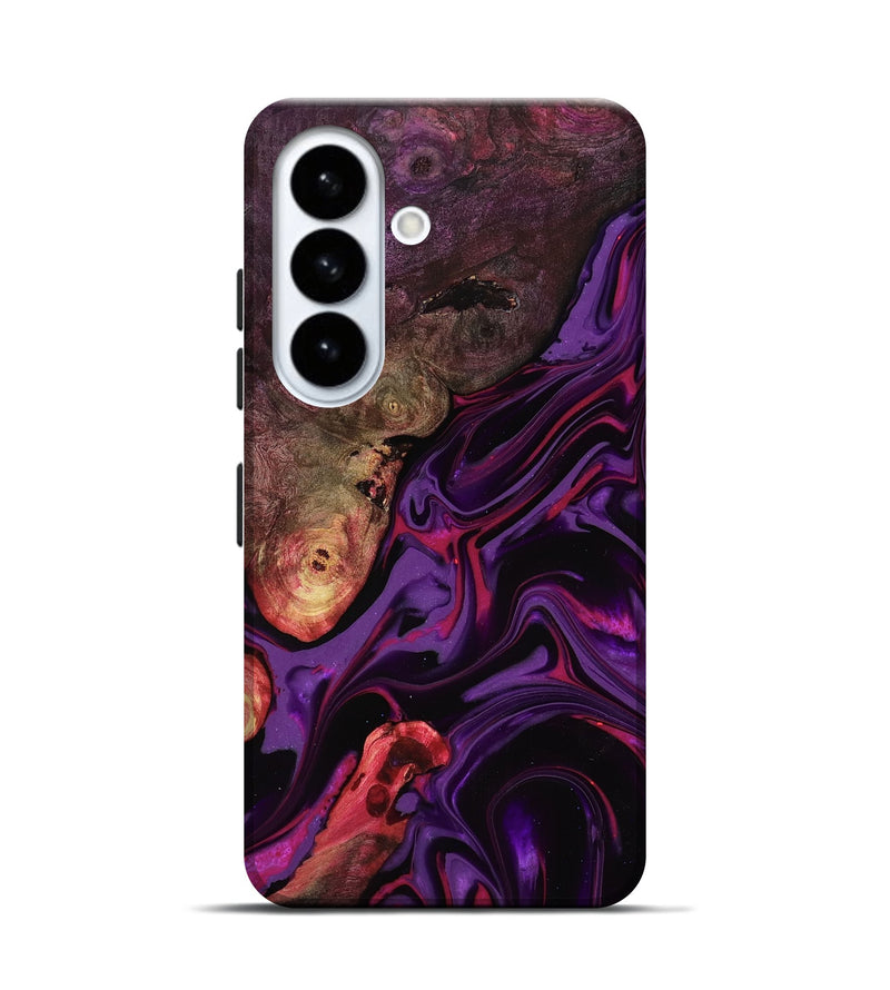 Galaxy S26 Wood Live Edge Phone Case - Liberty (Purple, 817010)