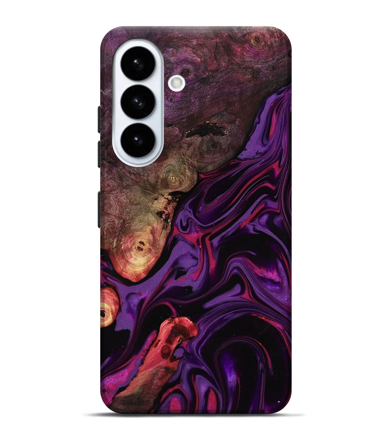Galaxy S26 Plus Wood Live Edge Phone Case - Liberty (Purple, 817010)